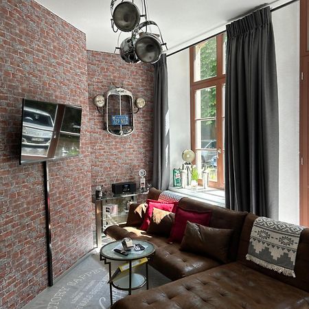 Ruhige Wohnung Im Fabrikstil In Chemnitz Esterno foto