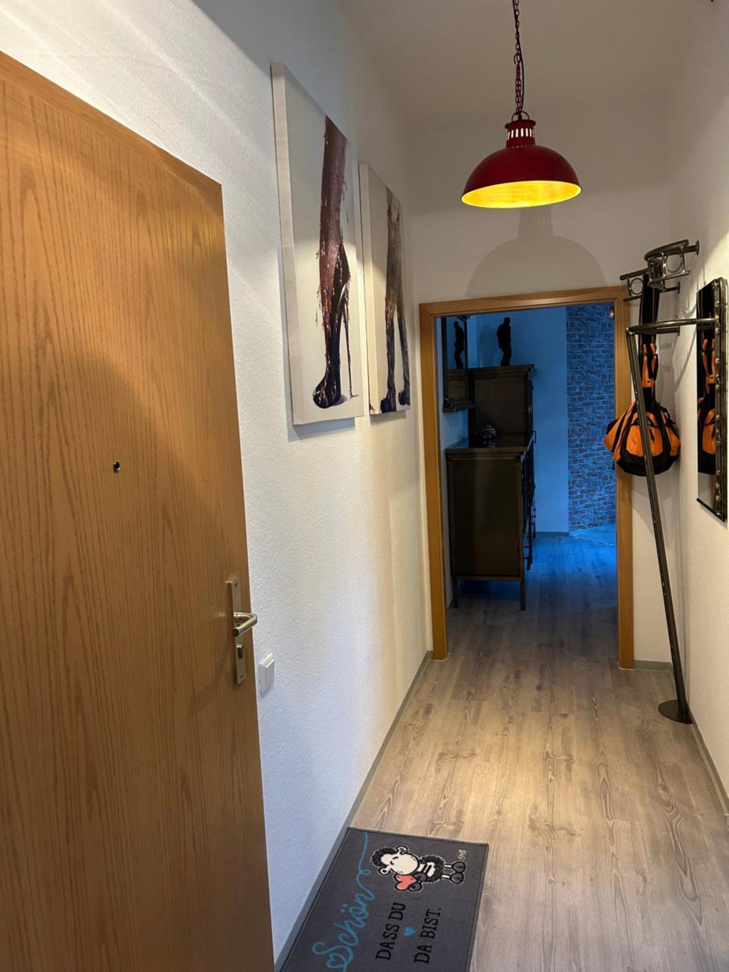 Ruhige Wohnung Im Fabrikstil In Chemnitz Esterno foto